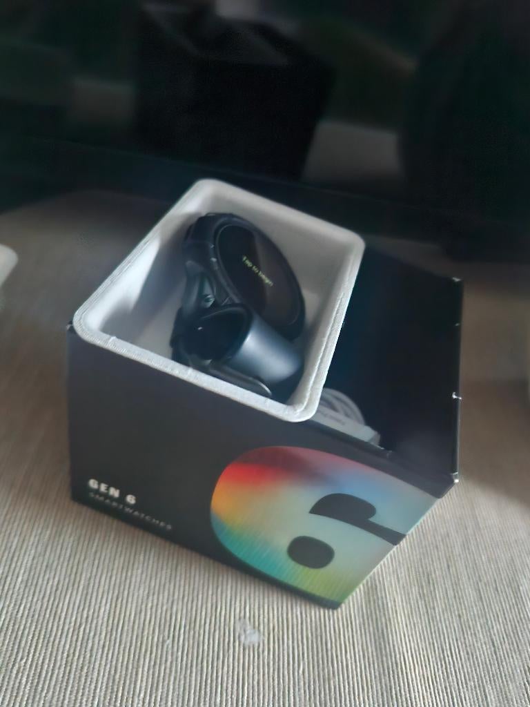 Smartwatch Fossil Gen6, Handtassen en Accessoires, Smartwatches, Ophalen, Zwart, Zo goed als nieuw, Waterdicht