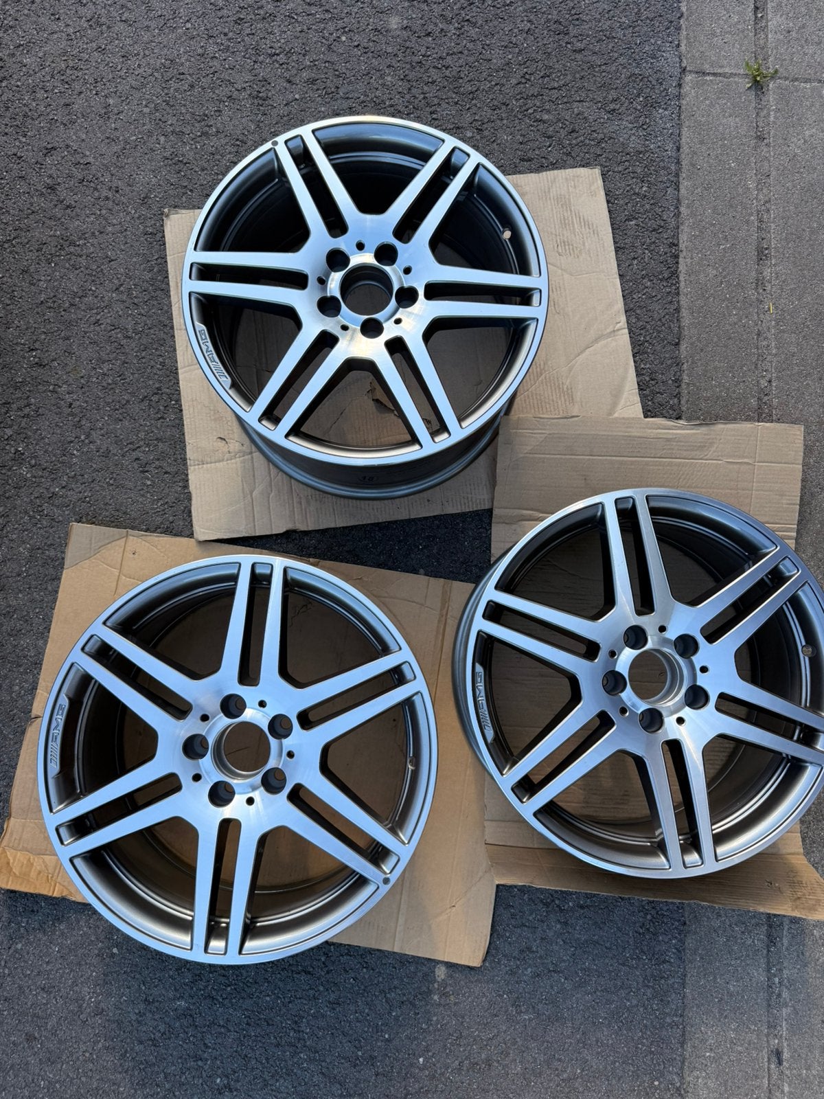 Originele Mercedes velgen (breedset), Auto-onderdelen, Ophalen, Velg(en)