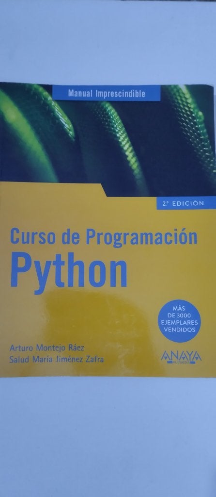 Curso de Programación Python, Boeken, Studieboeken en Cursussen, Verzenden, Arturo Montejo Raez