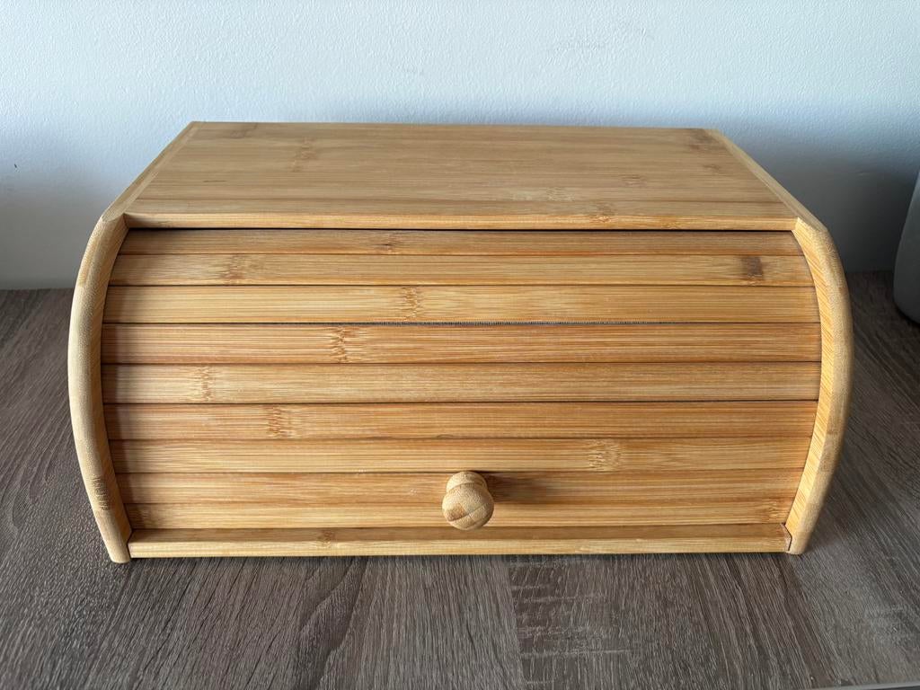 Boite a pain en bois, Maison & Meubles, Enlèvement, Comme neuf