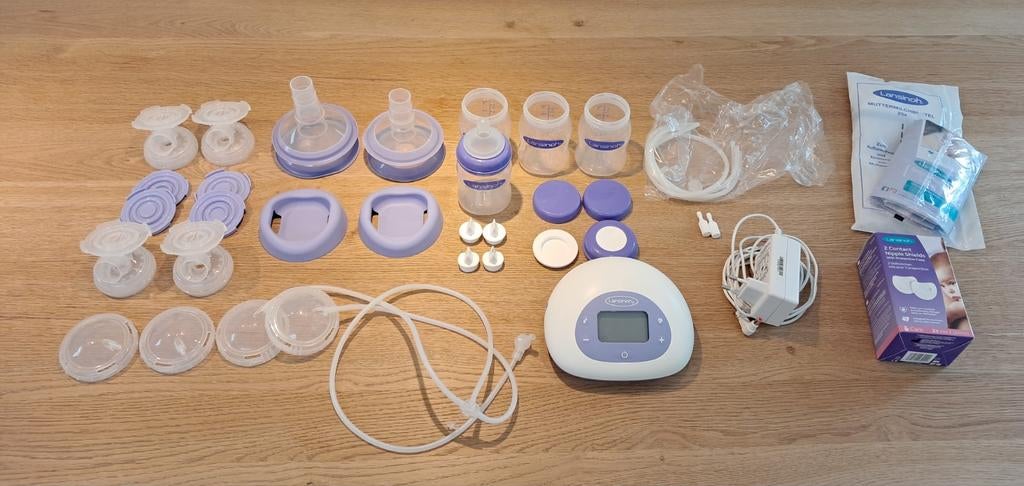Elektrische kolfset Lansinoh dubbelzijdig, Ophalen, Gebruikt, Borstkolf