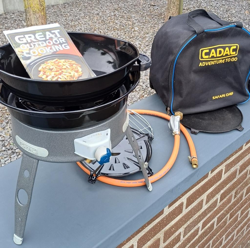 Camping barbecue, Ophalen, Gebruikt