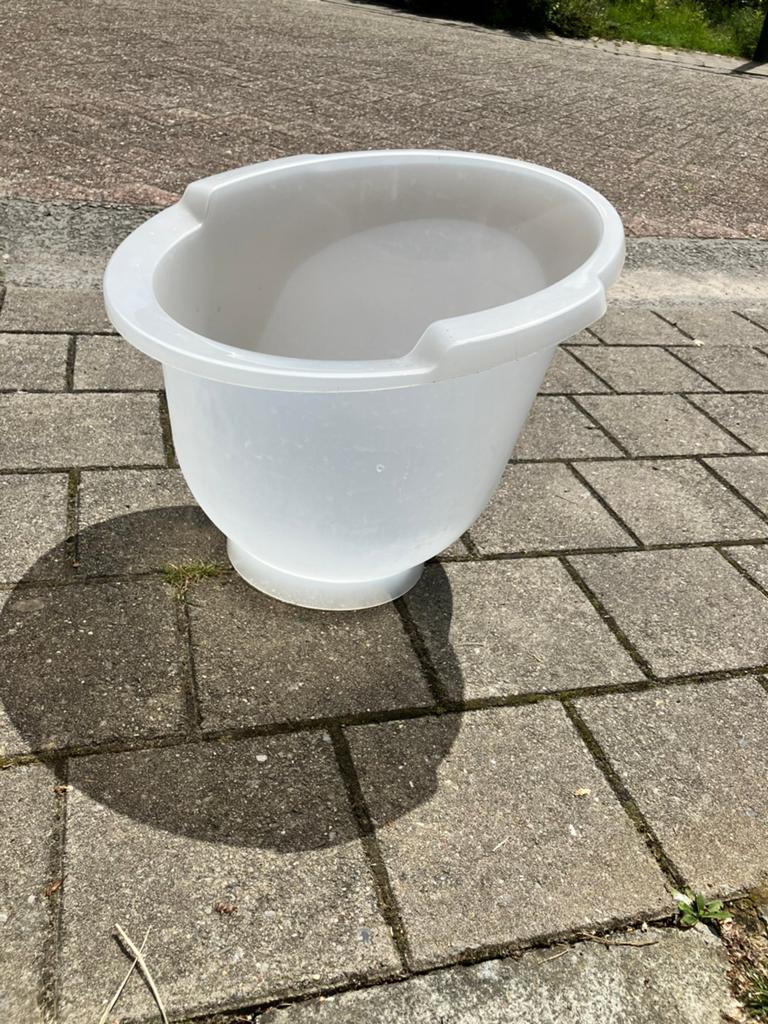 Shantala doorzichtig wit babybadje, Ophalen, Zo goed als nieuw