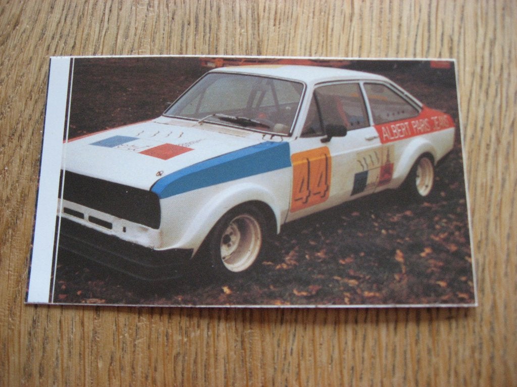 Sticker Ford Escort MK2 Rally 12 x 7 cm, Collections, Enlèvement ou Envoi, Neuf, Voiture ou Moto