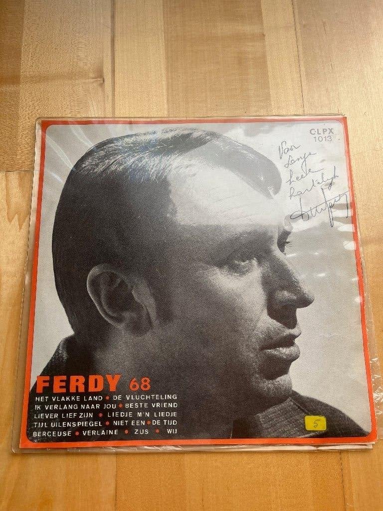LP Will Ferdy + gesigneerd -1968, Cd's en Dvd's, LP, Gebruikt, Gesigneerd, Ophalen of Verzenden