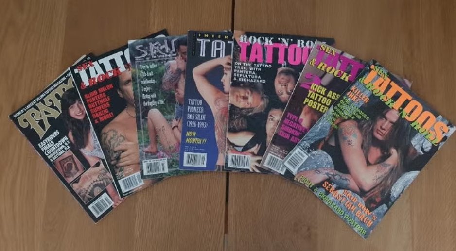 Tattoo magazines -  Rocking / Ink tijdschriften magazines, Boeken, Ophalen of Verzenden, Zo goed als nieuw, Overige typen
