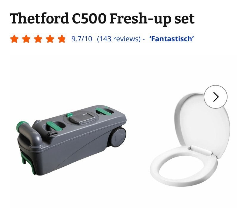 Thetford Toilet Fresh-up set, Caravans en Kamperen, Ophalen, Nieuw