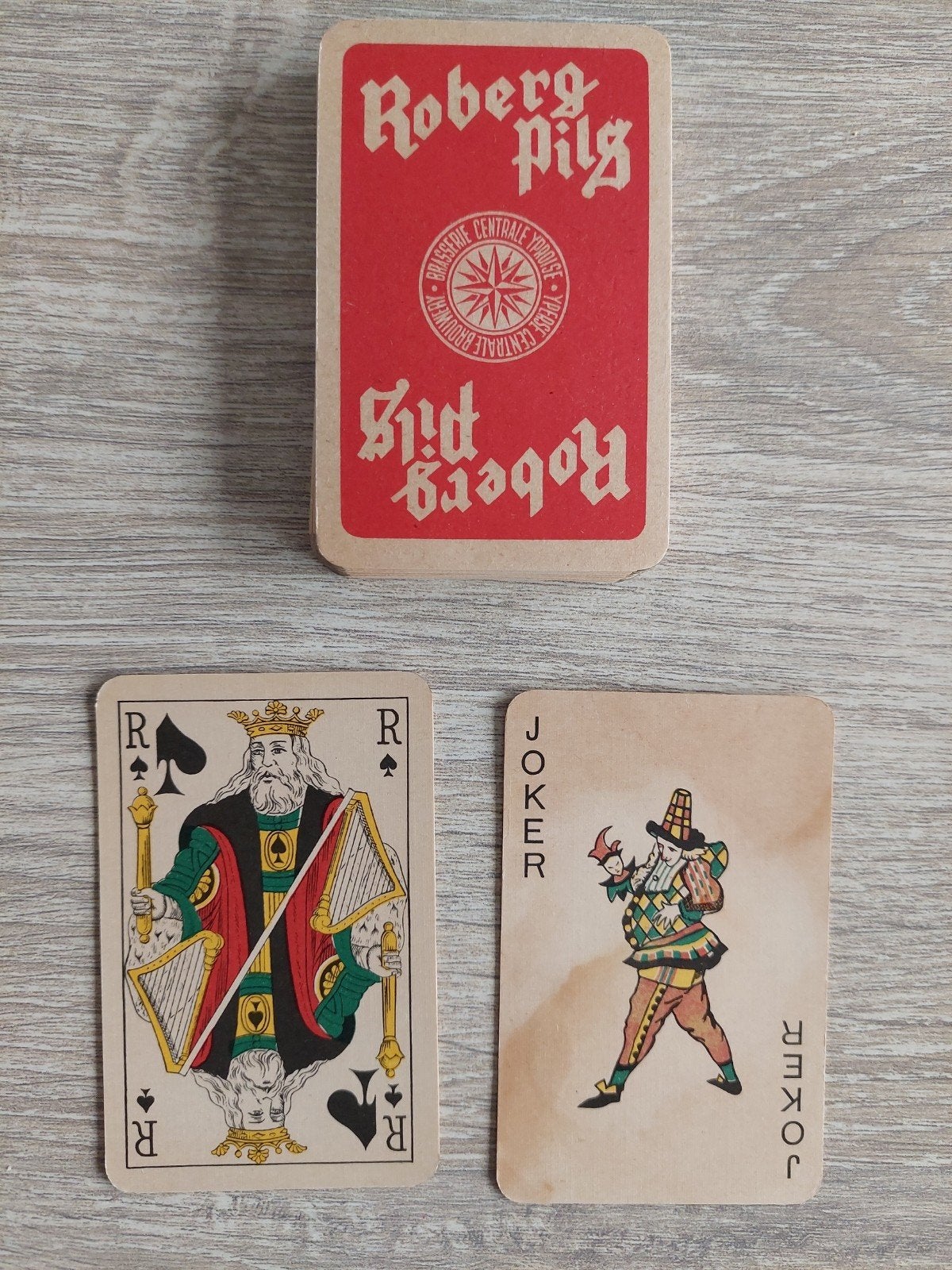 speelkaarten roberg pils, Verzamelen, Ophalen of Verzenden, Zo goed als nieuw, Speelkaart(en)