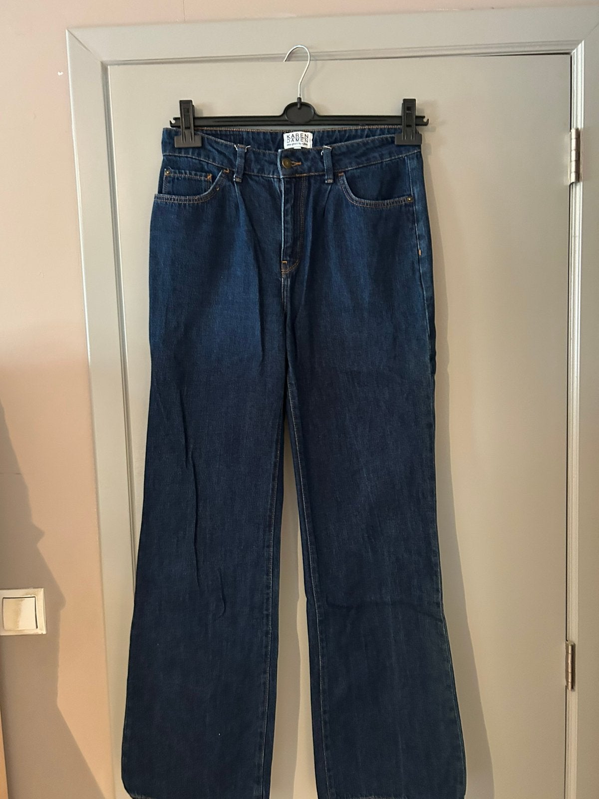 Jeans karen damen jbc maat 42, Kleding | Dames, Ophalen, Zo goed als nieuw, Blauw, W33 - W36 (confectie 42/44)