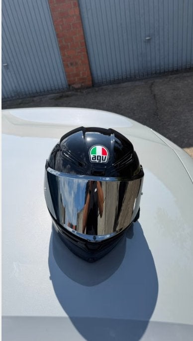 AGV K6 S Helm Zwart Maat M, Motos, Seconde main, Enlèvement ou Envoi, Casque intégral, AGV