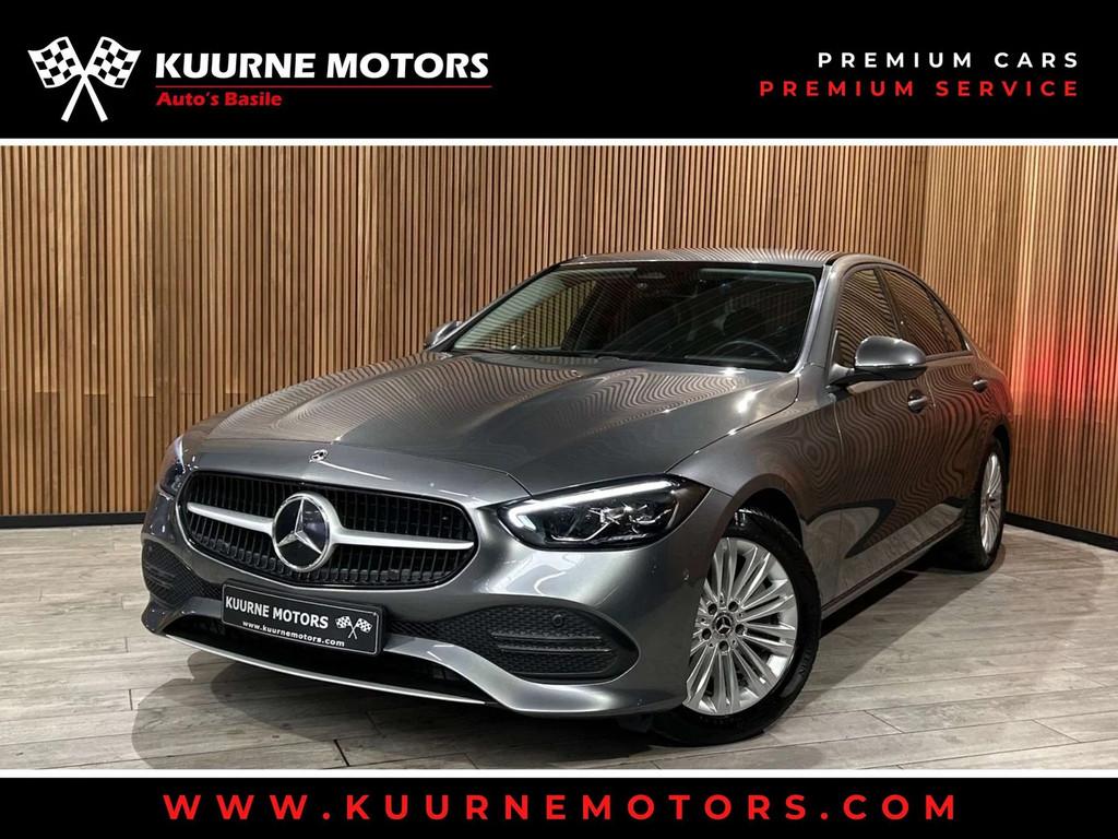 Mercedes-Benz C-CLASS 200 d Alu17"/Leder/Led/Cam/Carplay/Pdc, Autos, Cuir, Argent ou Gris, Achat, Entreprise
