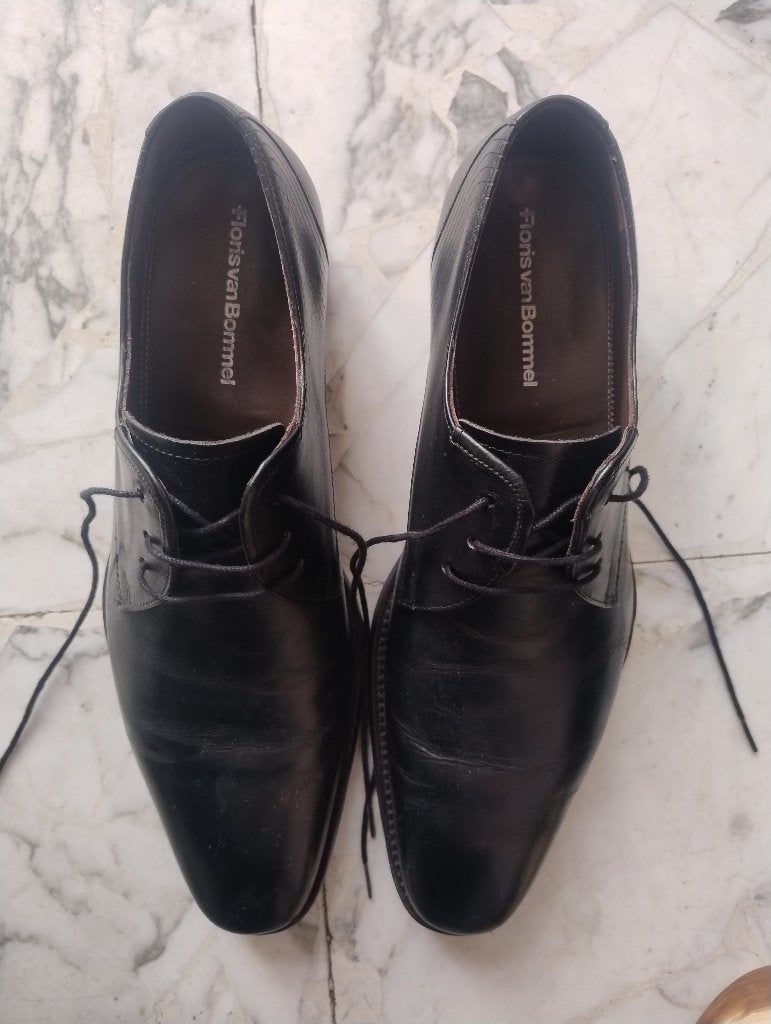 Floris Van Bommel kostuumschoenen - maat 7 (40⅔), Kleding | Heren, Schoenen, Zwart, Floris van Bommel, Ophalen of Verzenden, Gedragen