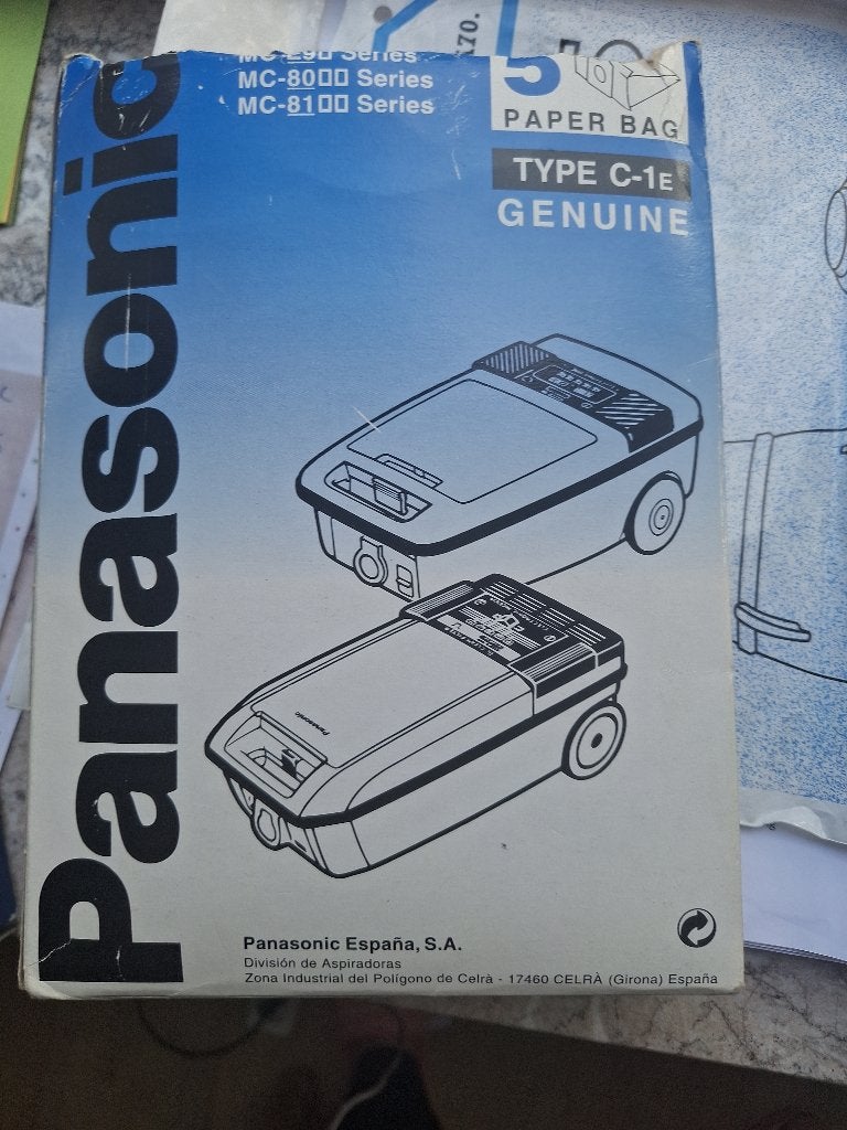 PANASONIC STOFZUIGZAKKEN, Elektronische apparatuur, Overige merken, Nieuw, Geschikt voor harde vloeren, Sledestofzuiger
