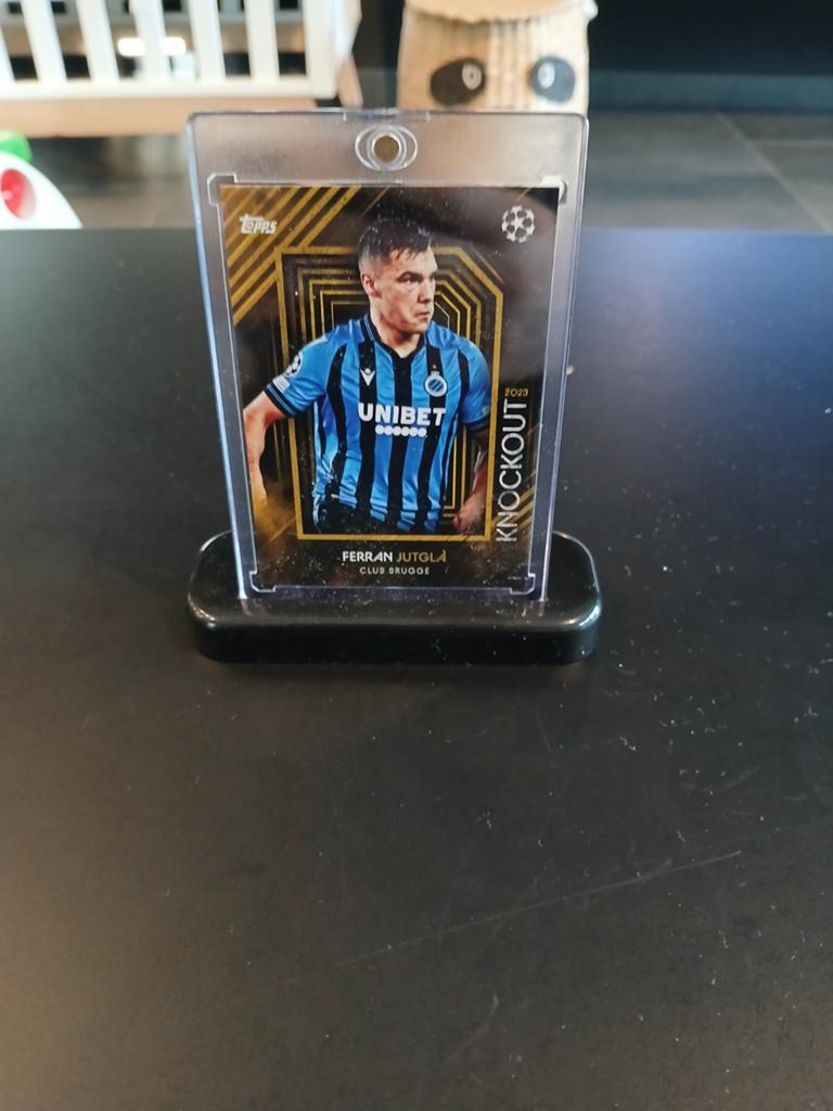 Club brugge jutgla panini kaart in mooie houder, Ophalen of Verzenden