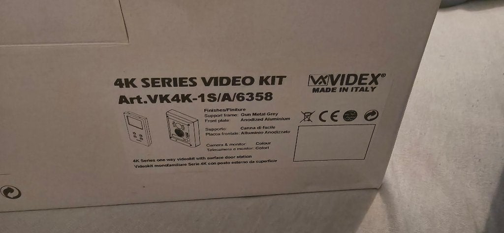 Kit Videophone Videx, Maison & Meubles, Sonnettes, Enlèvement, Neuf, Filaire