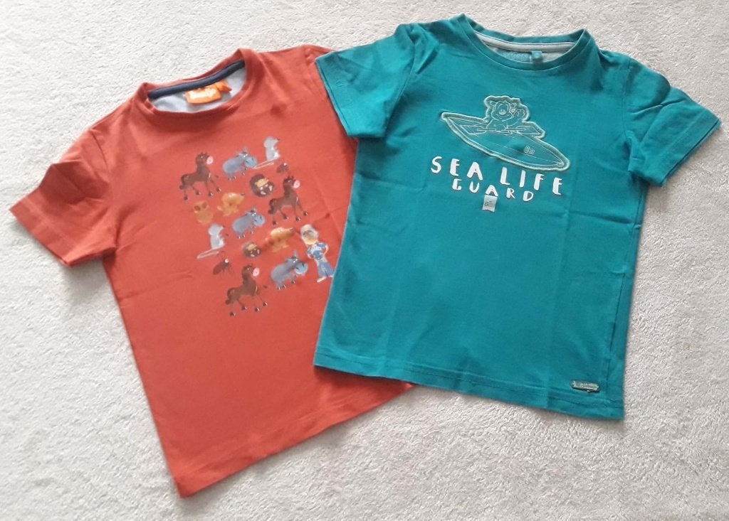 Lot de 2 t-shirts à manches courtes - JBC - Taille 104, Jbc, Garçon, Autres types, Enlèvement