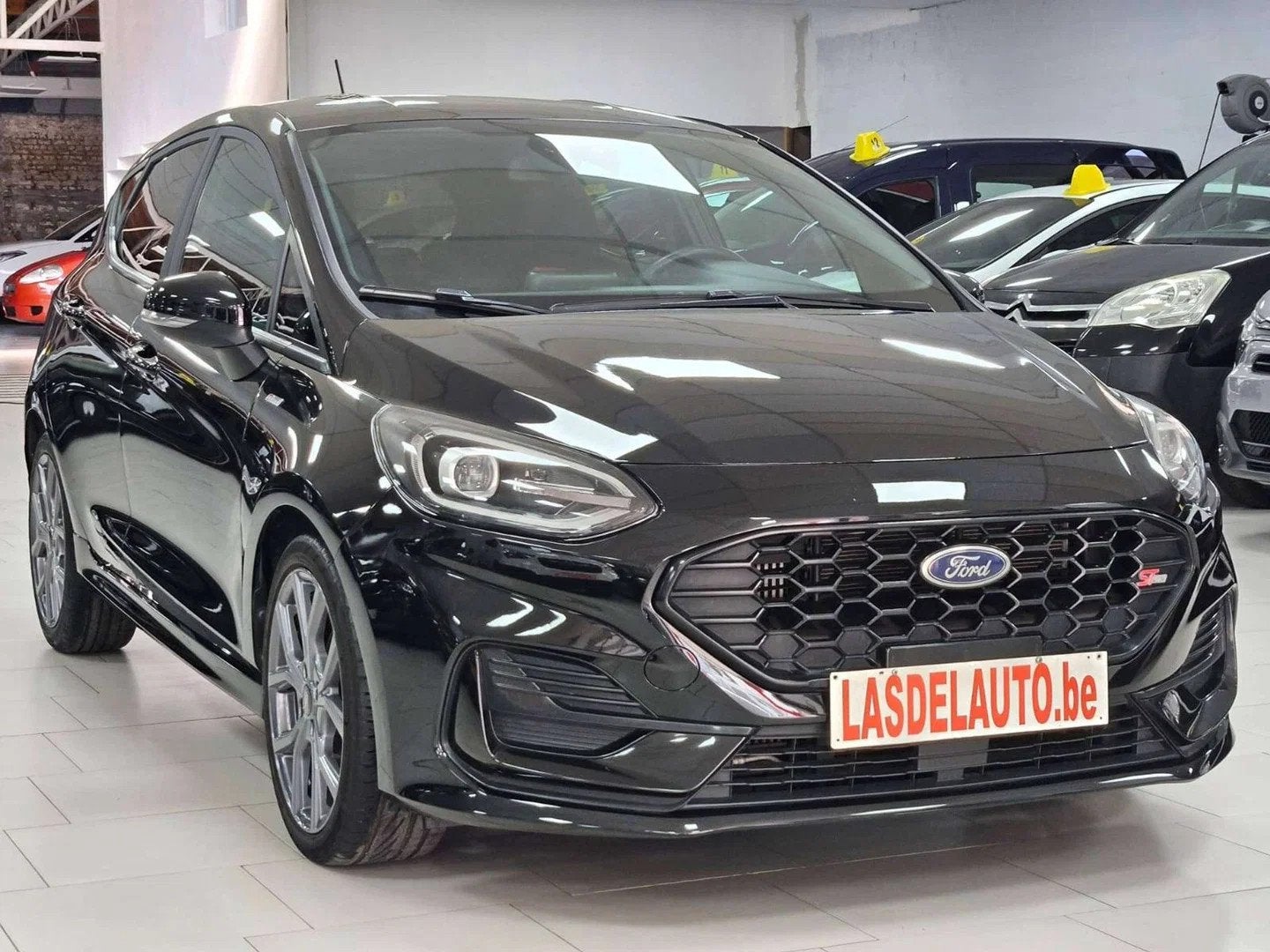 Ford Fiesta Vignale 1.0 EcoBoost MHEV Hybrid STLine Auto Lan, Auto's, Automaat, Gebruikt, 1210 kg, Alcantara