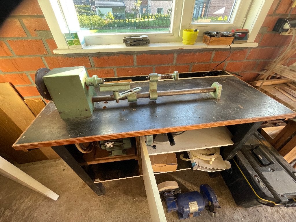 draaibank voor hout, Doe-het-zelf en Bouw, Ophalen, Gebruikt, Houtdraaibank, 500 tot 1000 mm