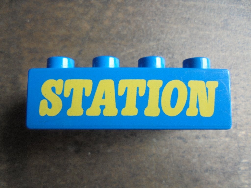 Lego Duplo Brick 2x4 (zie foto's), Ophalen of Verzenden, Gebruikt, Losse stenen, Duplo