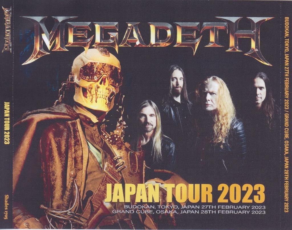 4 CD's MEGADETH - Live tournee door Japan in 2023, Verzenden, Nieuw in verpakking