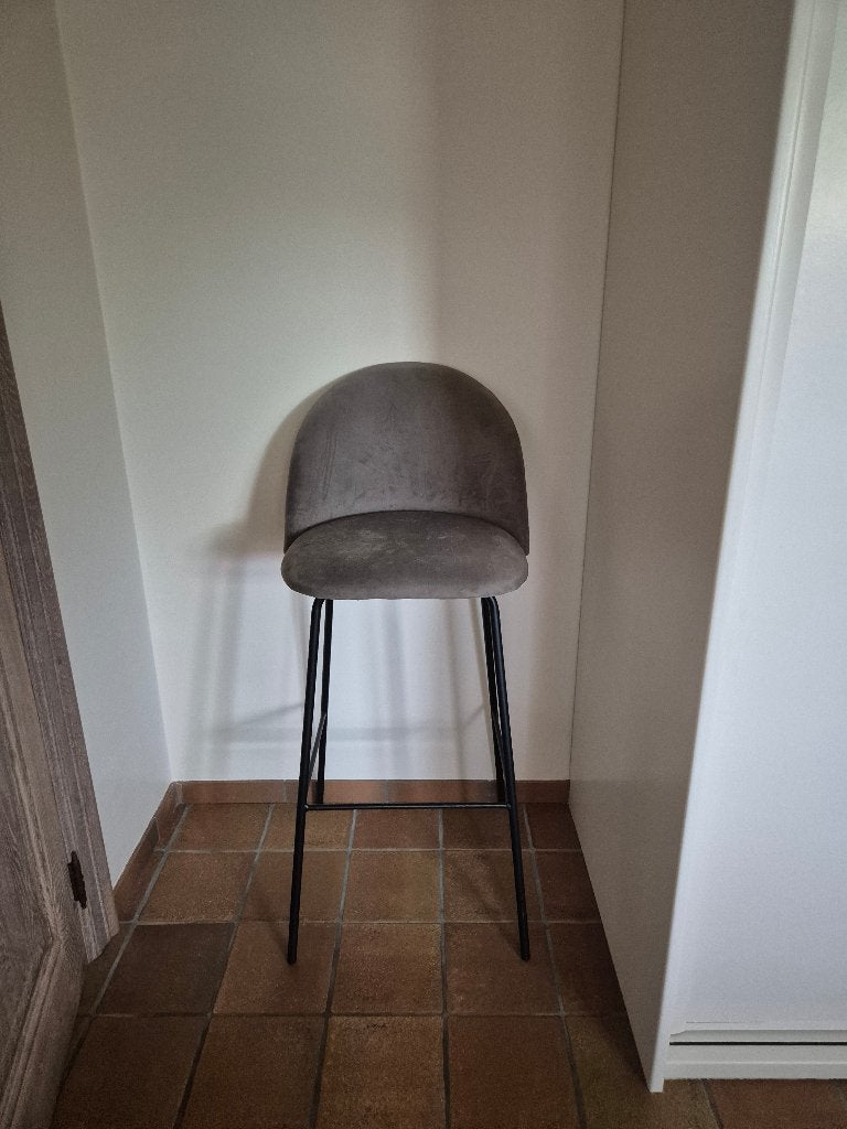 Barkruk, Ophalen, Met voetsteun, Zo goed als nieuw, Metaal