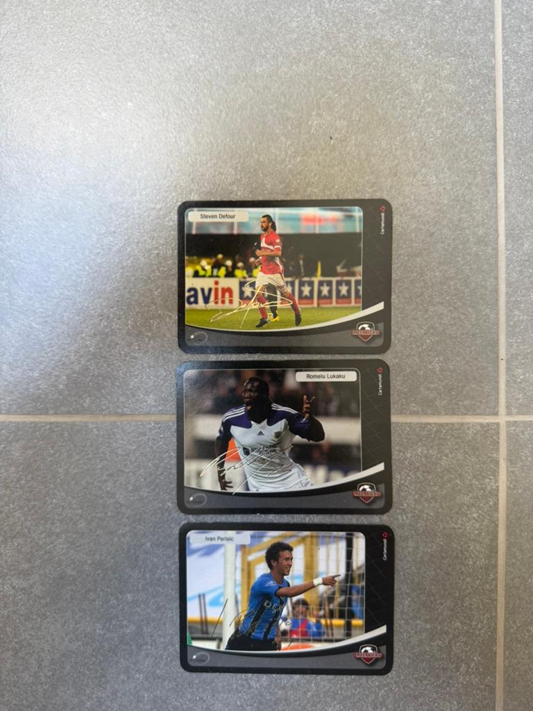 GEHANTEKENDE MEGAKICKS - LUKAKU, DEFOUR, PERISIC, Ophalen of Verzenden, Zo goed als nieuw, Sticker