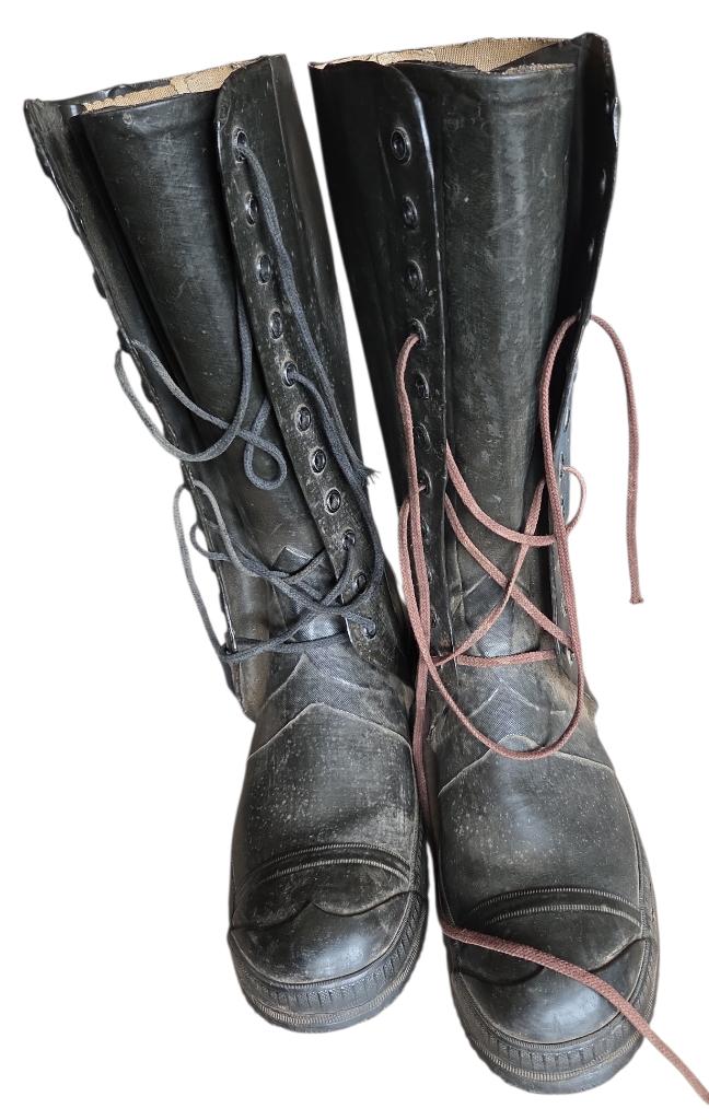 un ensemble de bottes en caoutchoucenoux de l'US Engineer, Enlèvement ou Envoi