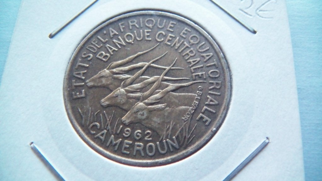 cameroun 25 francs 1962, Enlèvement