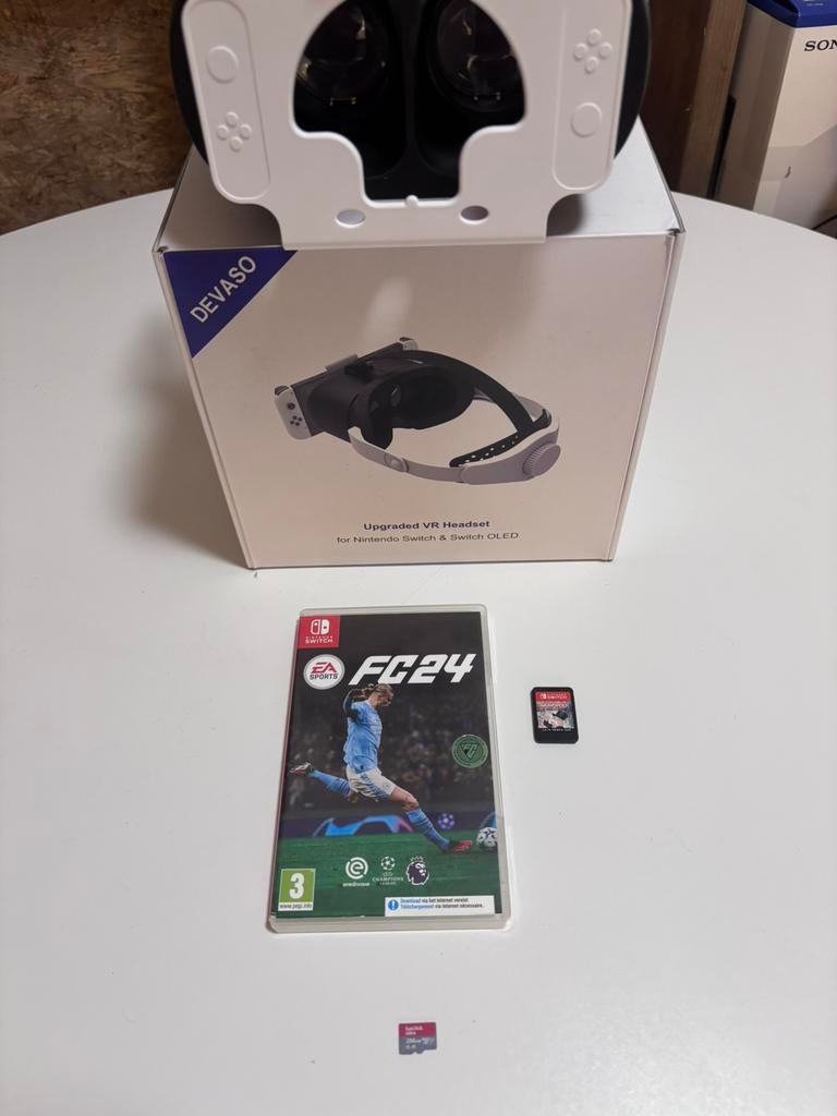 Games + VR headset + sd card 256gb, Ophalen, Zo goed als nieuw