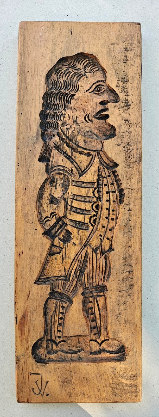 Planche à spéculoos ou à biscuits ancienne, longueur : 42 cm, Enlèvement ou Envoi