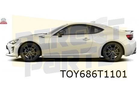Toyota GT86 Coupe (7/12-6/20)  (ZN6) Portier Rechts Originee, Auto-onderdelen, -, Verzenden, -, Nieuw