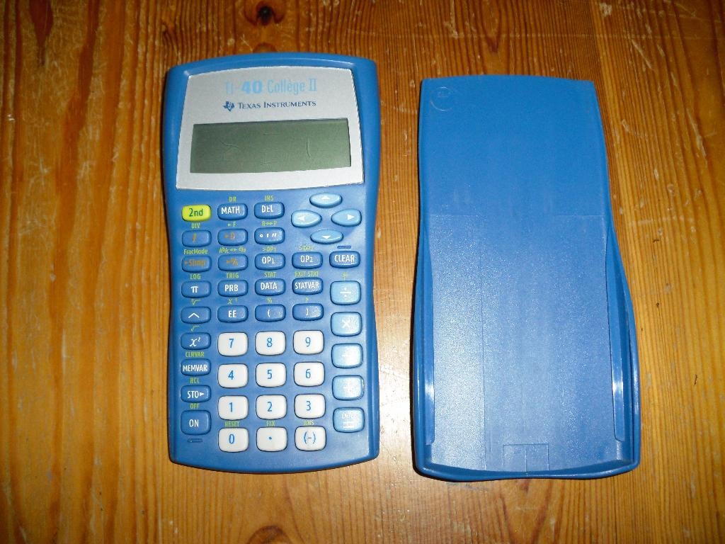 rekenmachine TI-40 Collège II TI, Ophalen