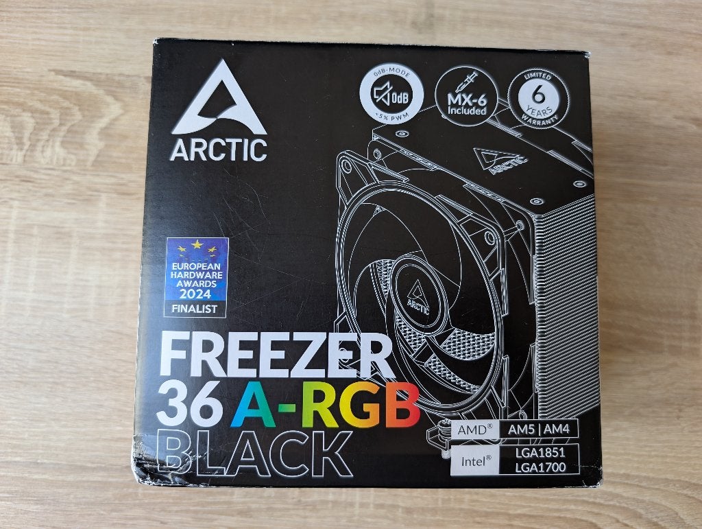 Arctic Freezer 36 A-RGB (Zwart), Ophalen, Gebruikt, Luchtkoeling