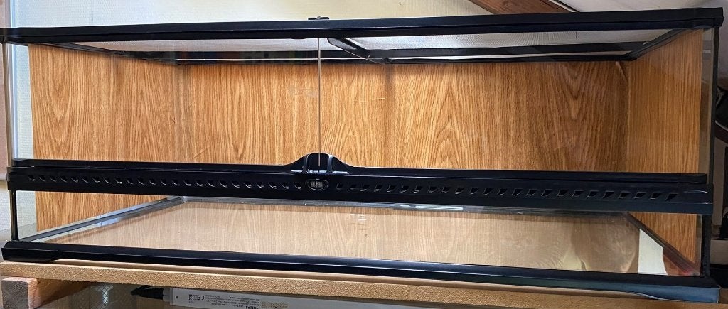 Exo Terra Pro Terrarium Large Low – 90x45x30 cm, Ophalen, Gebruikt, Terrarium of Paludarium