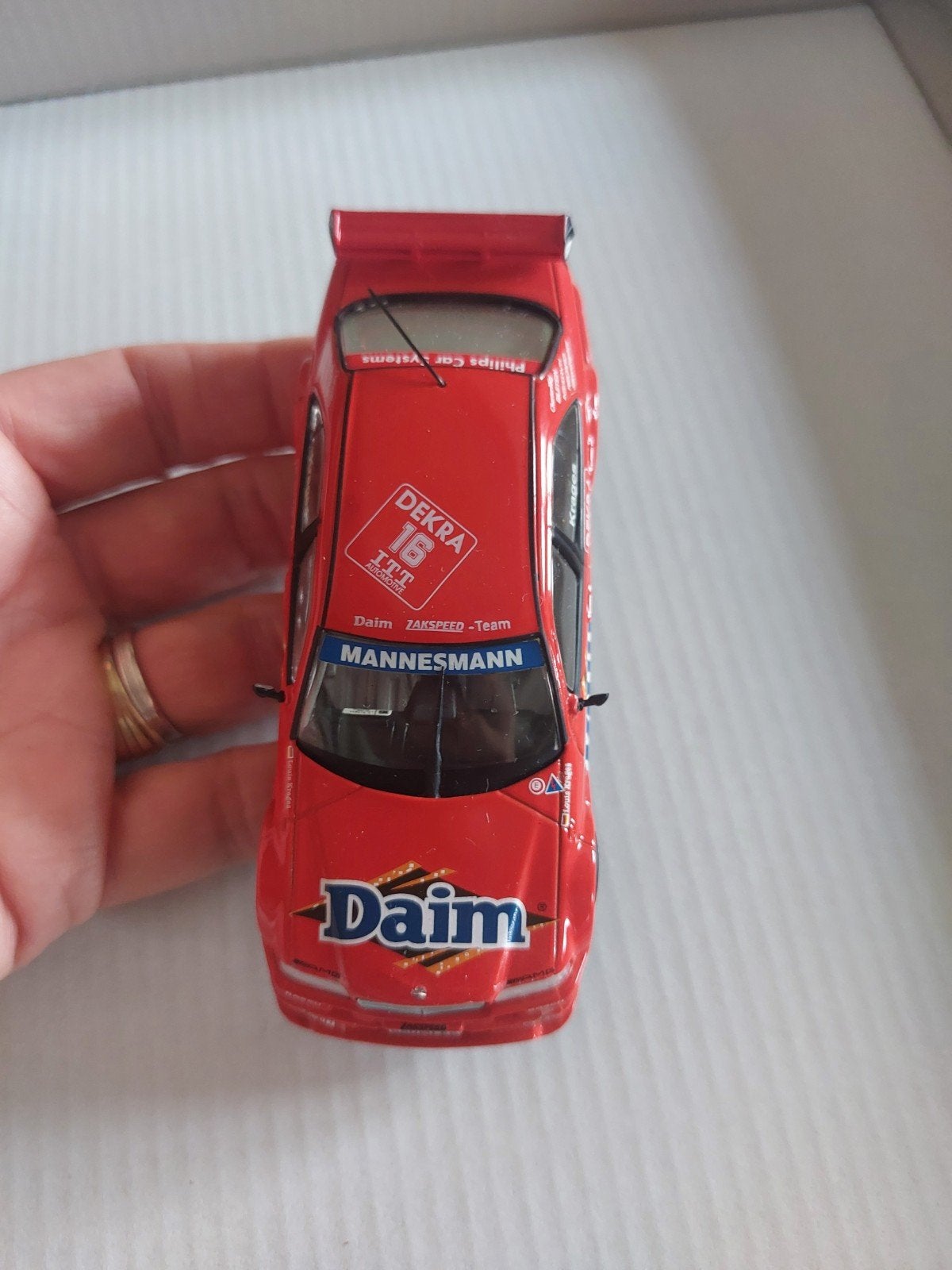 voiture miniature Mercedes Benz classe C DTM rouge, Enlèvement, Voiture, MiniChamps
