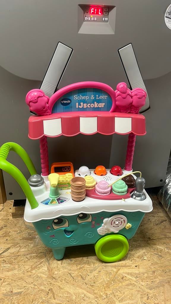 Vtech ijskarretje, Ophalen, Gebruikt