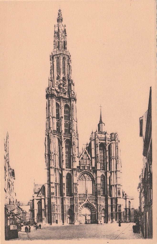 ANTWERPEN -  De Hoofdkerk, Ophalen of Verzenden, Ongelopen, Antwerpen