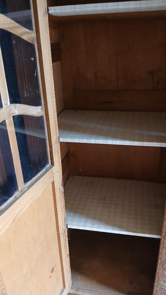 Ancienne armoire lingère en sapin 15 euros, Enlèvement