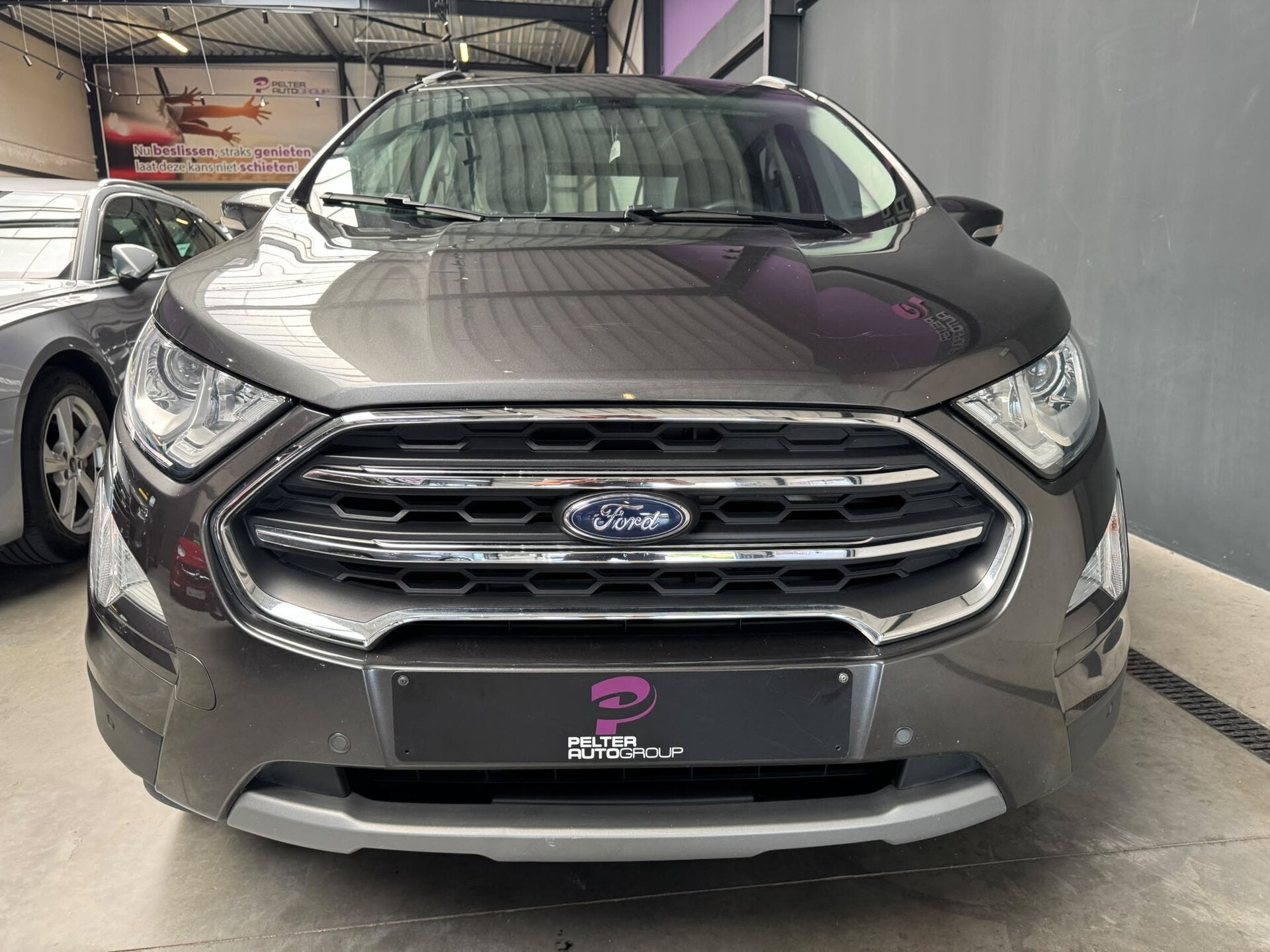 Ford EcoSport 1.0i EcoBoost Automaat GPS PDC Trekhaak, Autos, Ford, 0 kg, Argent ou Gris, Achat, 998 cm³