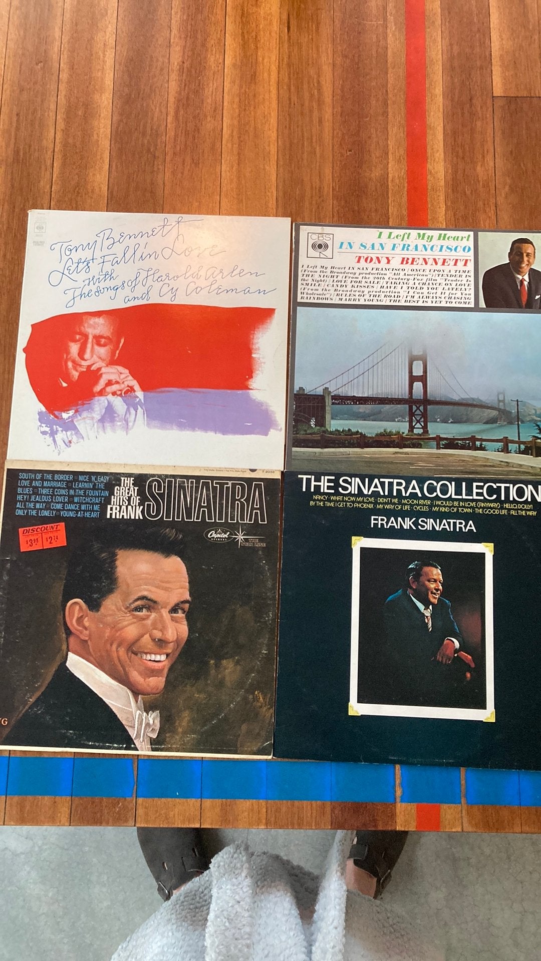 Verzameling Frank Sinatra en Tony Benett lp vinyl, Ophalen of Verzenden, Gebruikt, 12 inch, LP