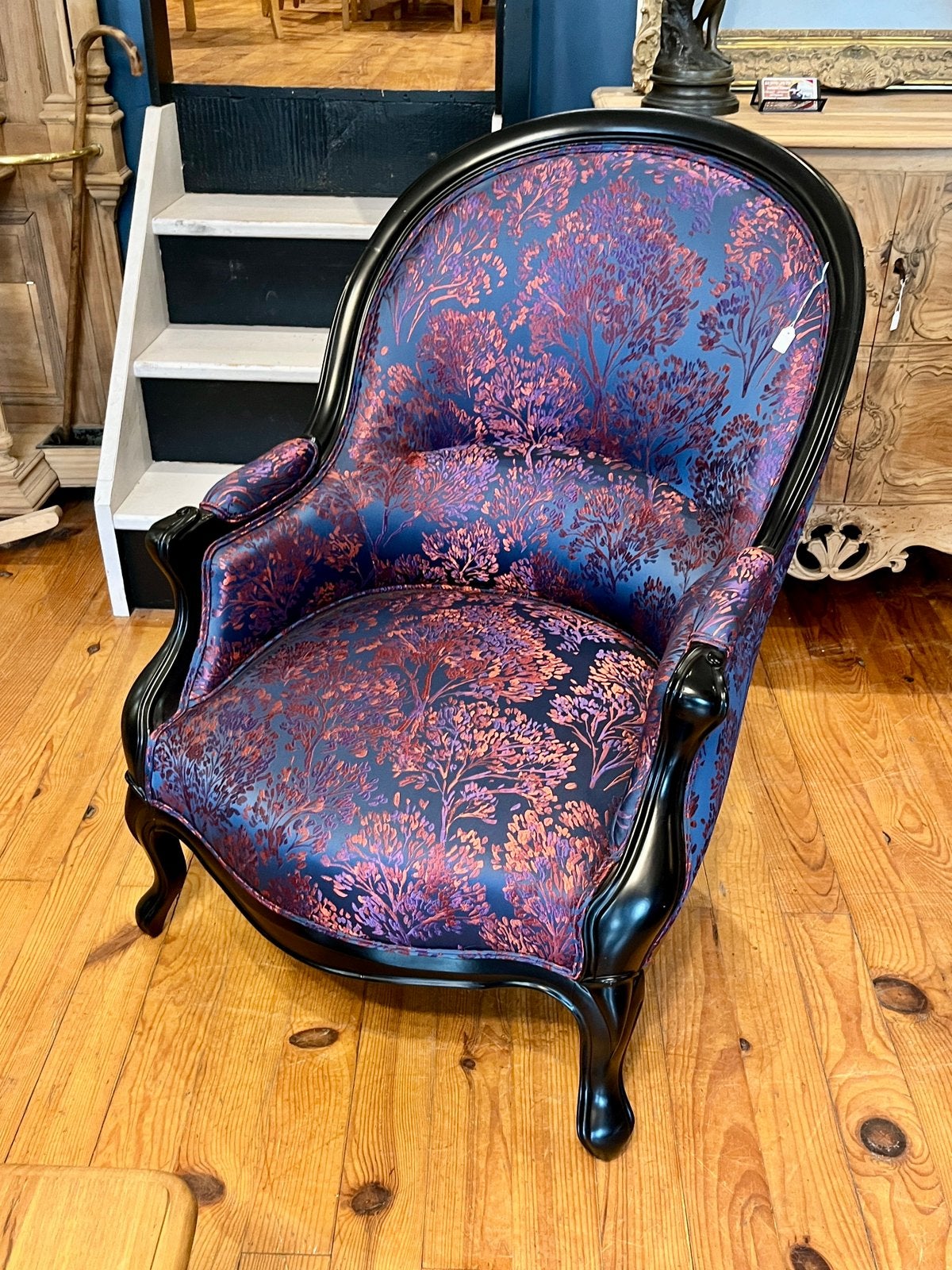 Fauteuil Bergère gondole Louis Philippe, Antiek en Kunst, Ophalen of Verzenden