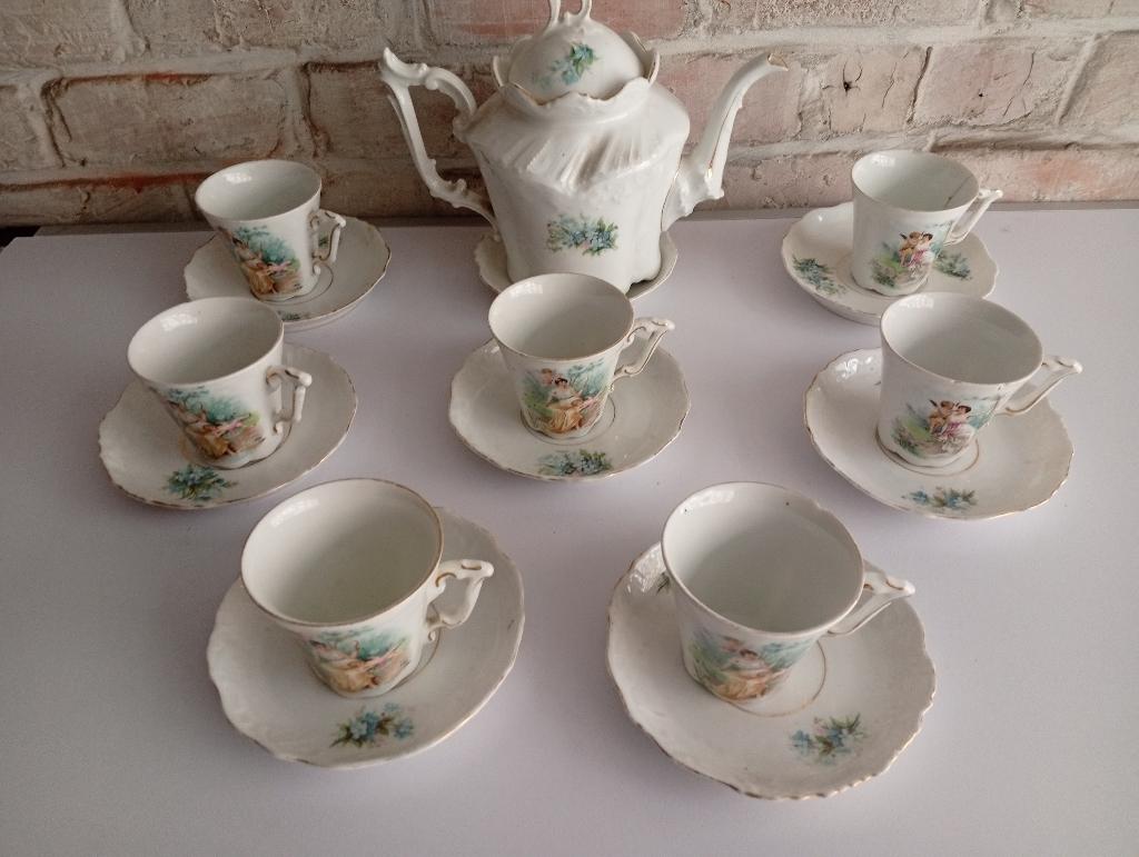 PÉPITE VINTAGE : Somptueux Service Belle Époque – Porcelaine, Enlèvement