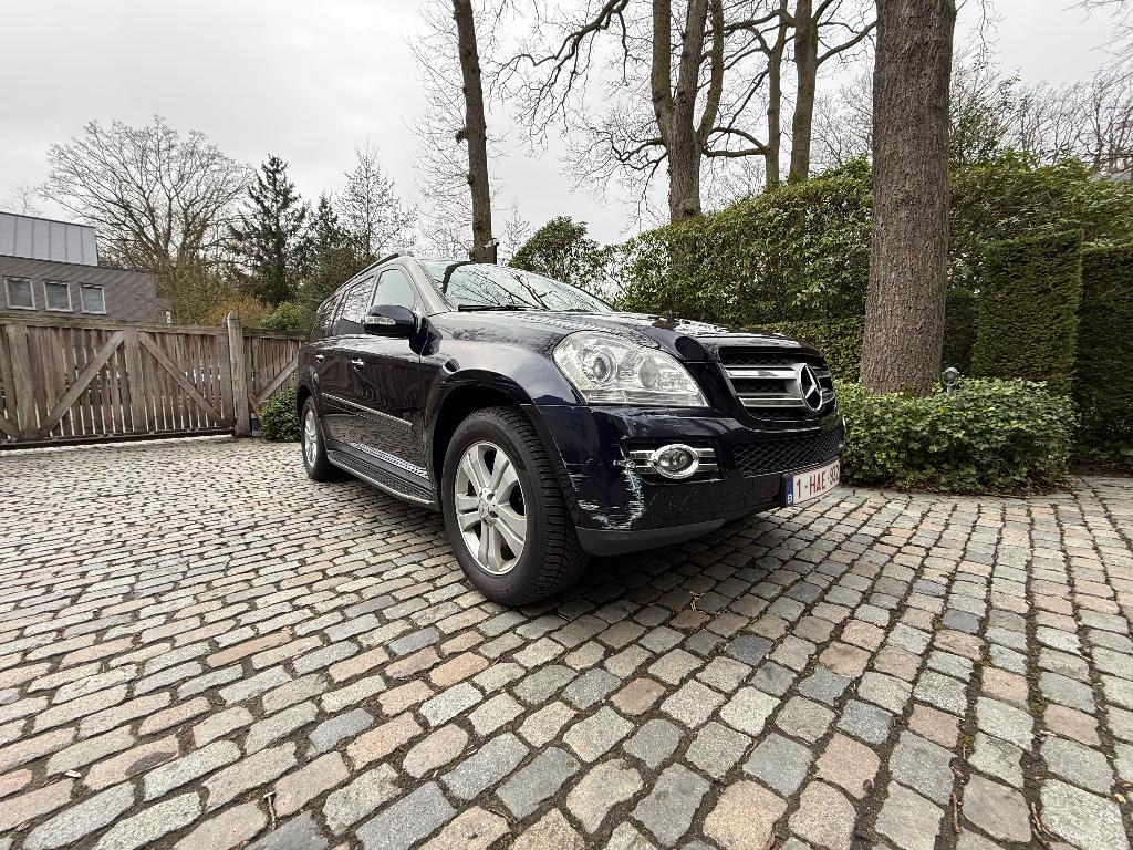 Mercedes GL320 Diesel, Auto's, Automaat, GL, Blauw, Leder