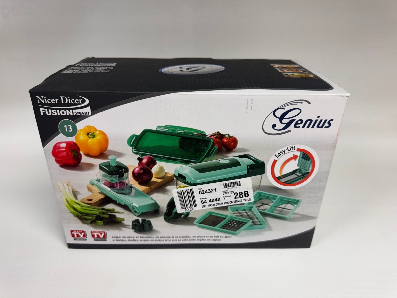 Nicer dicer, Ophalen, Zo goed als nieuw