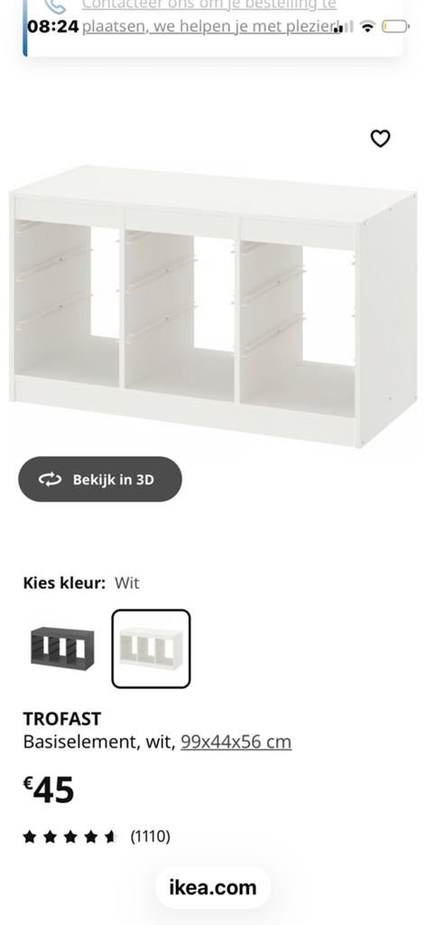 Trofast kast van ikea in mooie staat - nieuwprijs 45, Enlèvement, Comme neuf