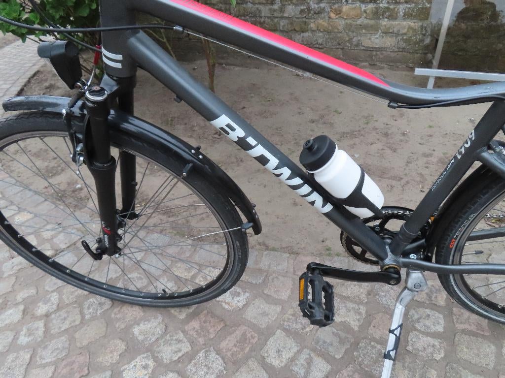 Herenfiets , B twin , Riverside 500 - volledig in orde, Autres marques, Vitesses, Frein sur jante, 49 à 53 cm