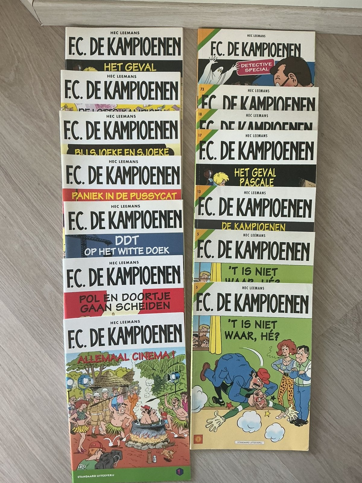 Strips FC De Kampioenen, Ophalen, Gelezen