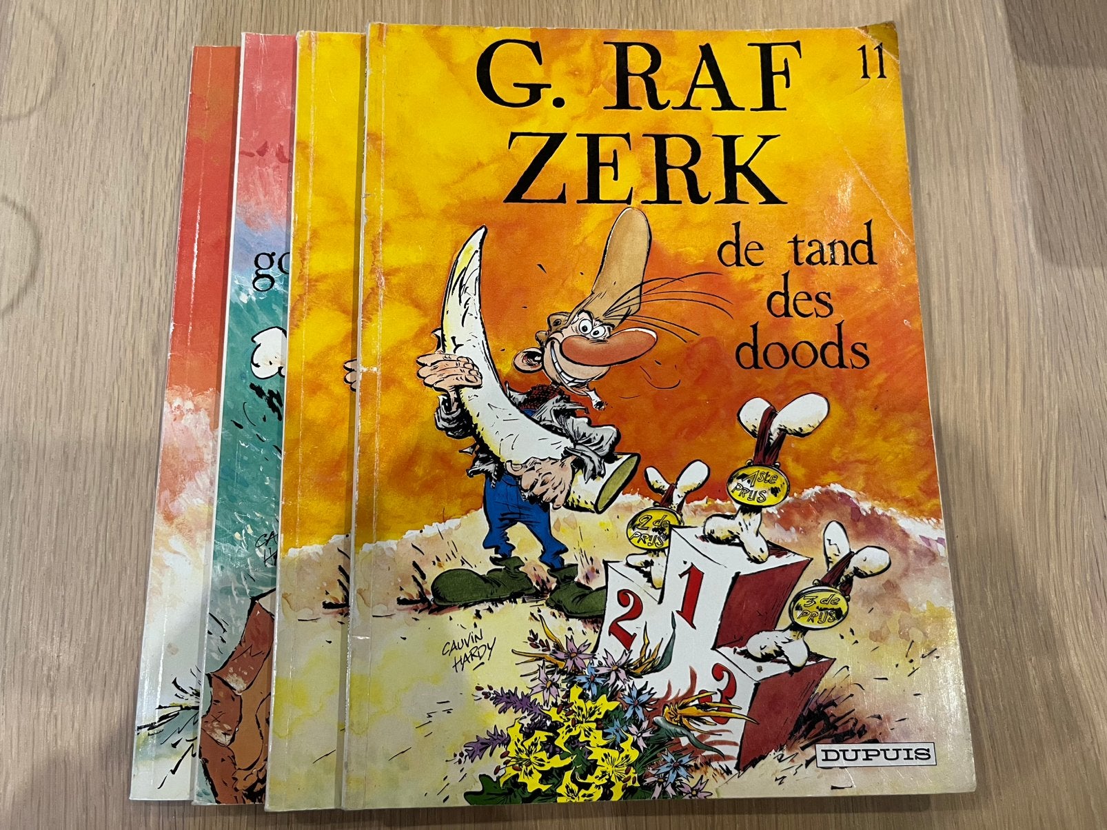 G. Raf Zerk - 2x11,12 en 13, Meerdere stripboeken, Ophalen of Verzenden