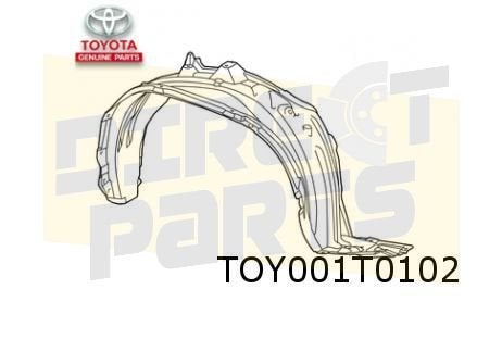 Toyota Yaris Cross (8/21-) (MXP) modderkuip Rechts Origineel, Neuf, -, Toyota, -