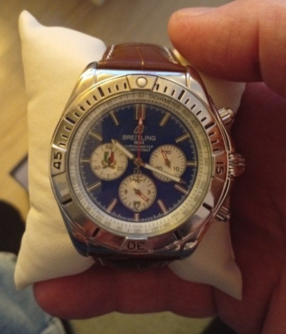 Nieuwe Breitling Super Chronomat navitimer 1884, Handtassen en Accessoires, Horloges | Heren, Leer, Staal, Breitling, Polshorloge